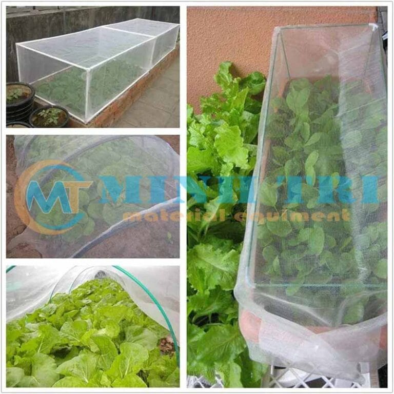 Hình ứng dụng lưới nông nghiệp - Bảo vệ vườn rau