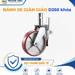 bánh xe giàn giáo D250 khóa
