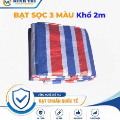 bạt sọc 3 màu khổ 2m