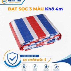 bạt sọc 3 màu khổ 4m