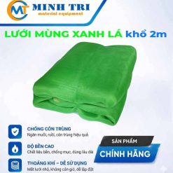 lưới mùng xanh lá khổ 2m