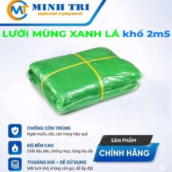 lưới mùng xanh lá khổ 2m5