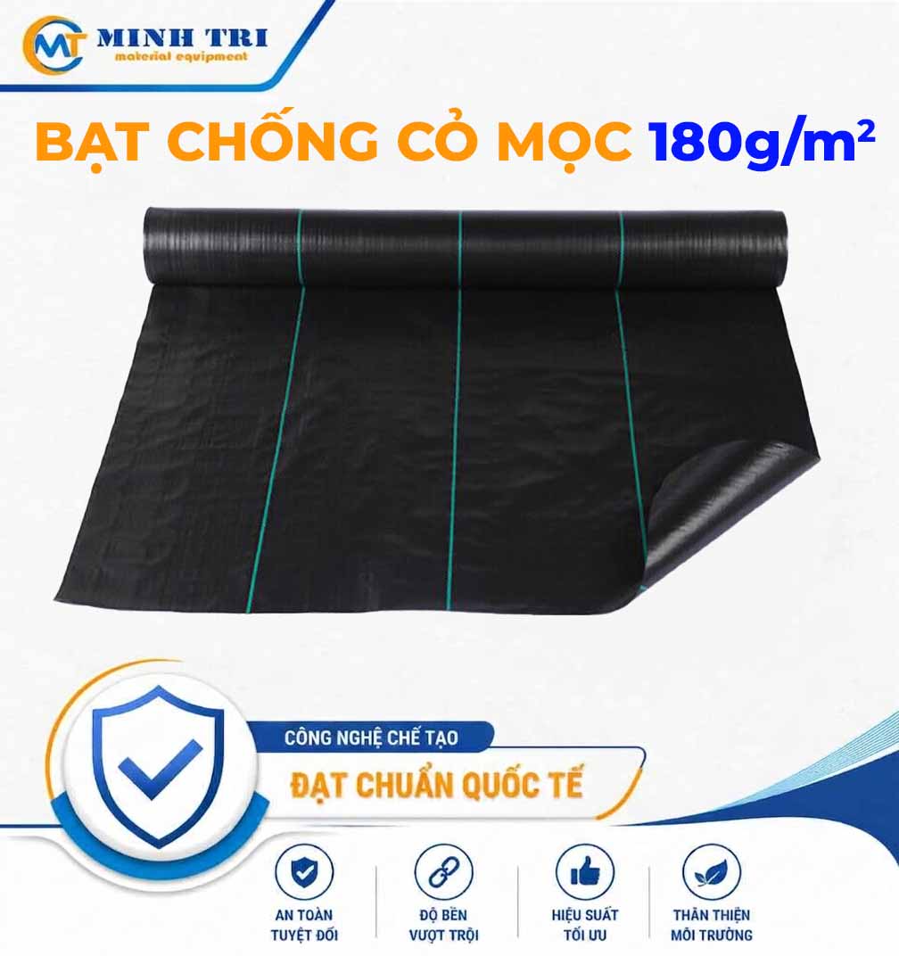 bạt chống cỏ mọc 180g