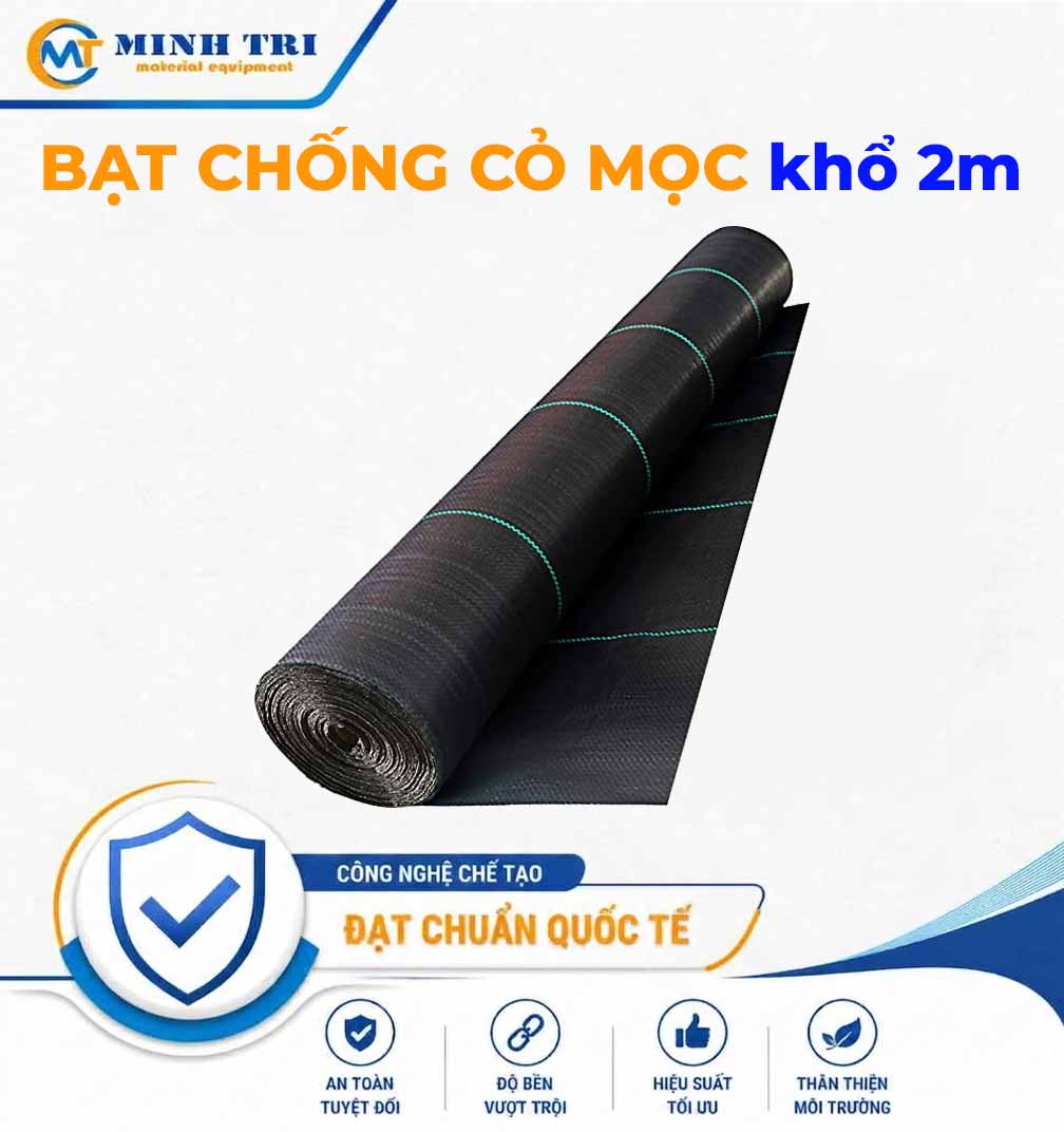 bạt chống cỏ mọc khổ 2m