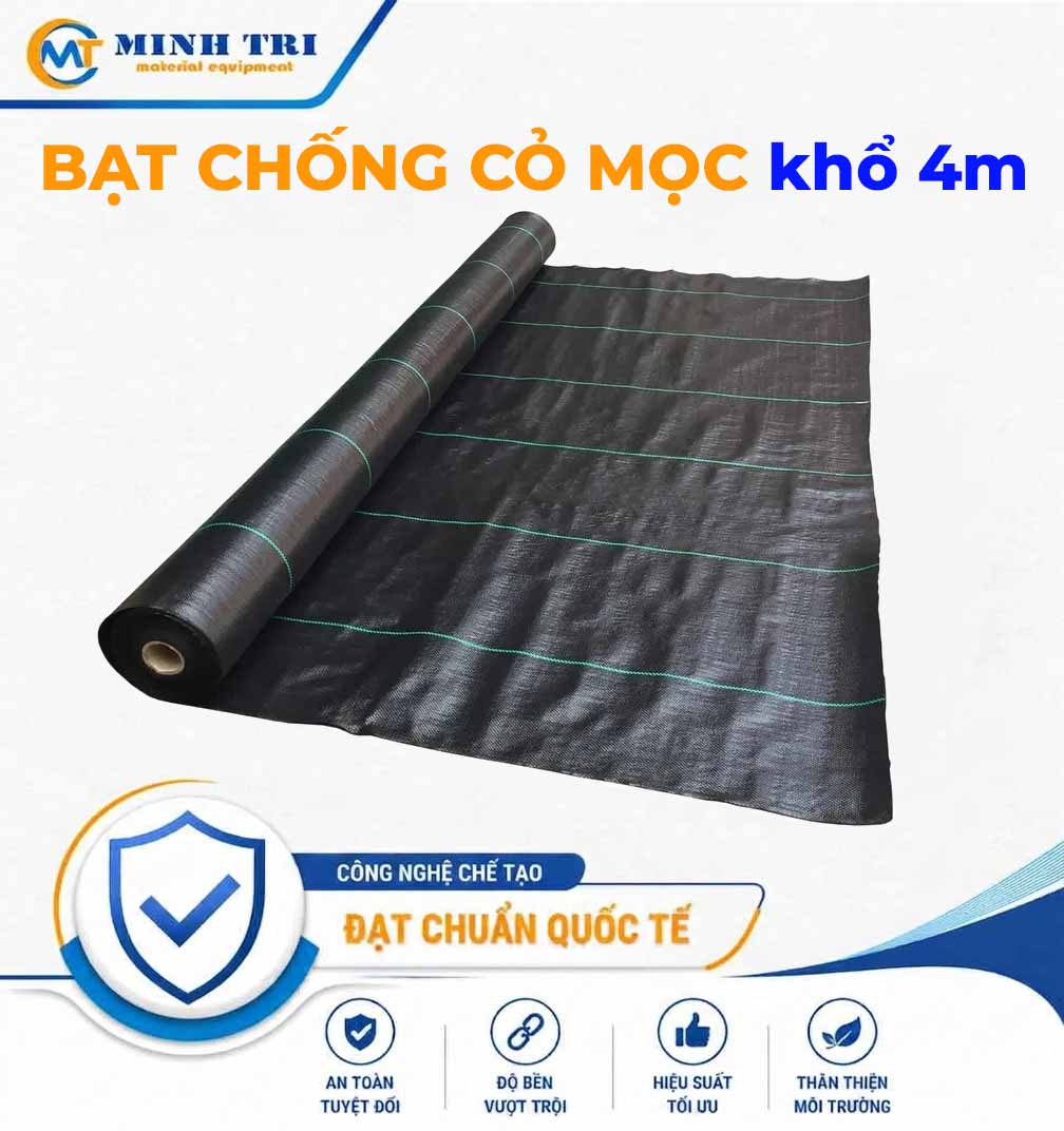 bạt chống cỏ mọc khổ 4m