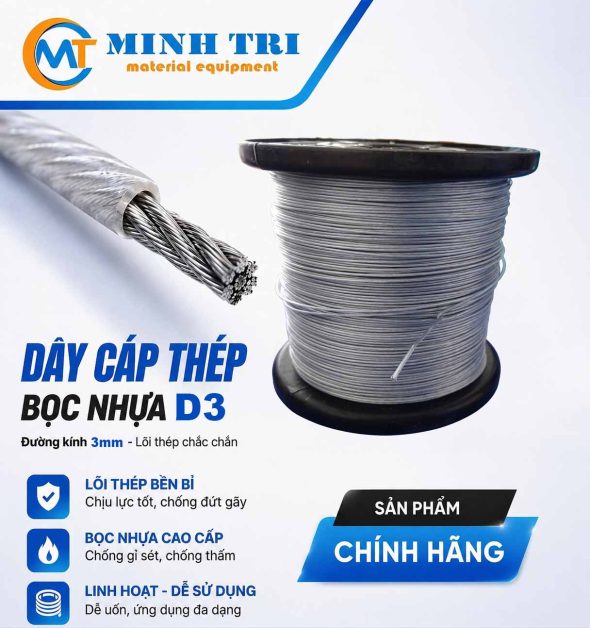 Cáp bọc nhựa D3