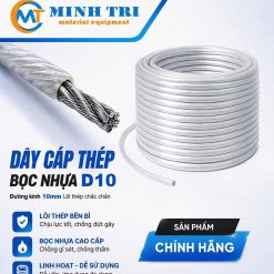 cáp bọc nhựa 10mm - cáp thép bọc nhựa D10