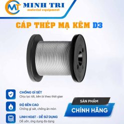 cáp thép mạ kẽm D3 - cáp mạ kẽm D3