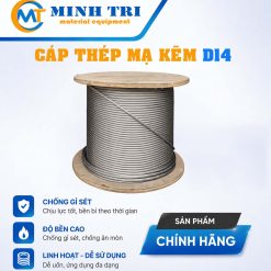 cáp thép mạ kẽm D14 - cáp mạ kẽm D14