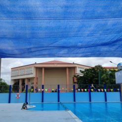 lưới che nắng khổ 4m che hồ bơi