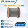 cáp thép mạ kẽm D16 - cáp mạ kẽm D16