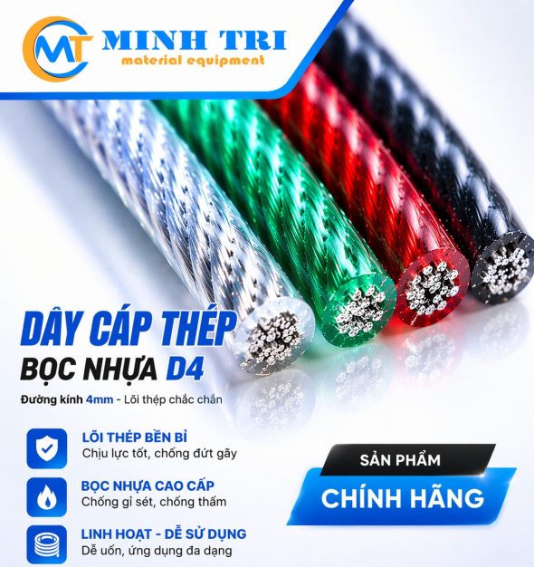 Cáp thép bọc nhựa D4