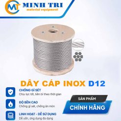 cáp inox D12 - cáp thép inox D12