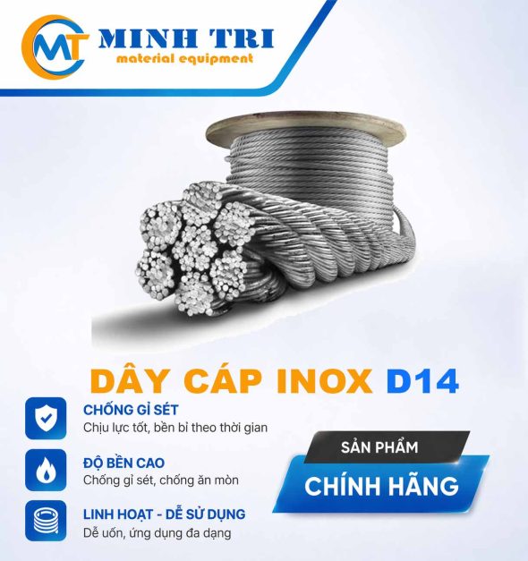 Cáp inox D14