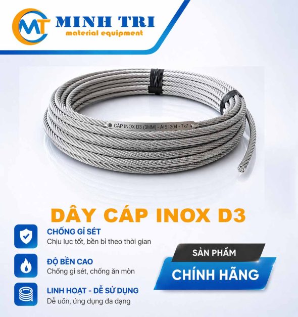 Cáp inox D3