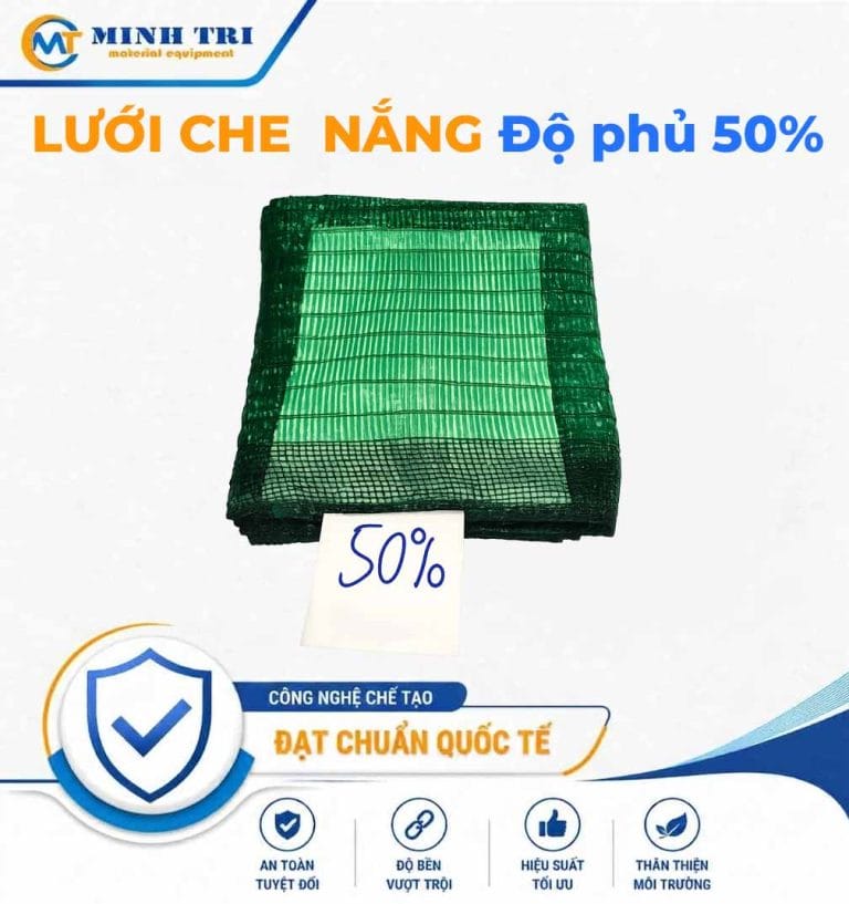 Mẫu lưới che nắng độ che 50 phần trăm