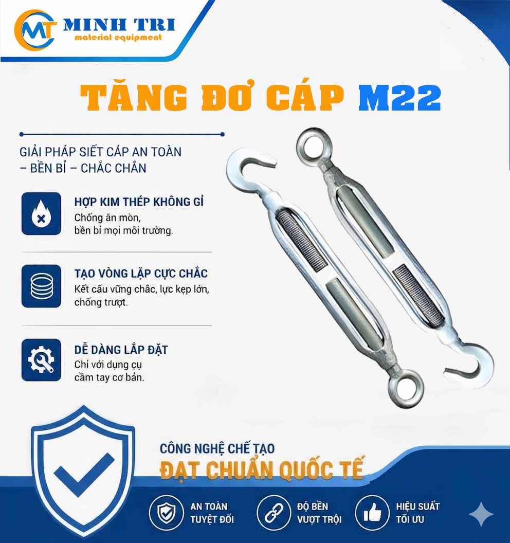 tăng đơ cáp M22