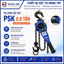 pa lăng lắc tay psk 0.8 tấn - 1.5M - palang lắc tay