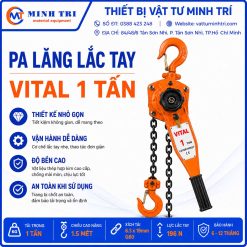 pa lăng lắc tay vital 1 tấn