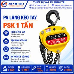 Pa lăng kéo tay PSK 1 tấn