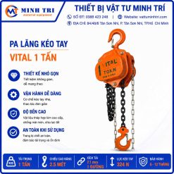 Pa lăng kéo tay vital 1 tấn