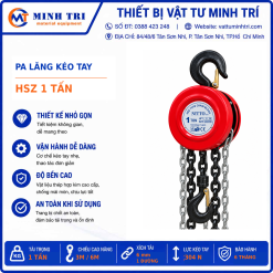 Pa lăng kéo tay HSZ 1 tấn - ảnh chính trong thư viện Vật Tư Minh Trí