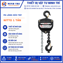 Pa lăng kéo tay Nitto 1 tấn