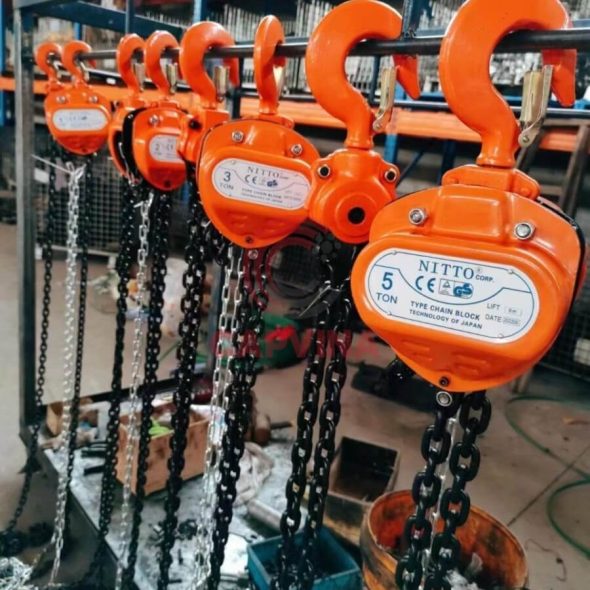 Pa lăng xích kéo tay tại kho Vật Tư Minh Trí