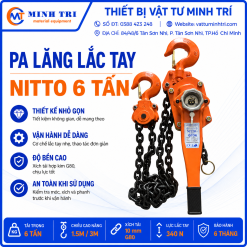 Pa lăng lắc tay Nitto 6 tấn
