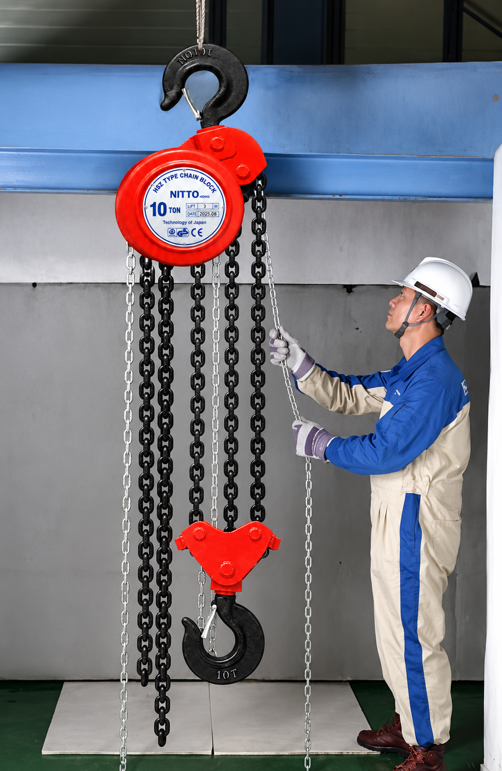 Hình ứng dụng hoặc cấu tạo Pa lăng kéo tay HSZ 3 tấn